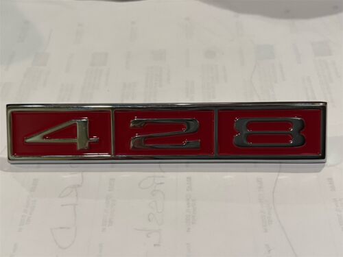 1968 1969 FORD FAIRLANE TORINO RANCHERO 1968 GALAXIE 428 428CJ FENDER EMBLEM 1X - Picture 3 of 4