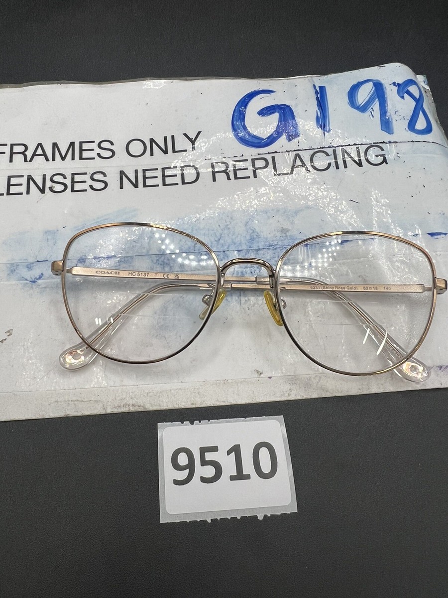 COACH Women's Eyeglasses HC 5137 9331 Shiny Rose Gold Frame COACH Women's Eyeglasses HC 5137 9331 Shiny Rose Gold Frame