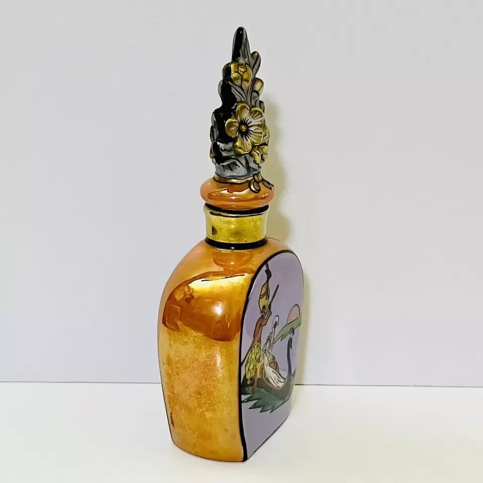 Old Noritake Decoredi Gondola Perfume Bottle Luster Color | eBay