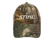 STIHL CHAINSAWS RealTree Brown HUNTING BASEBALL HAT Yard Work Tools Company Cap
