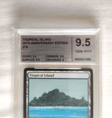 MTG Tropical Island 279 30th Anniversary Edition Magic GEM MINT