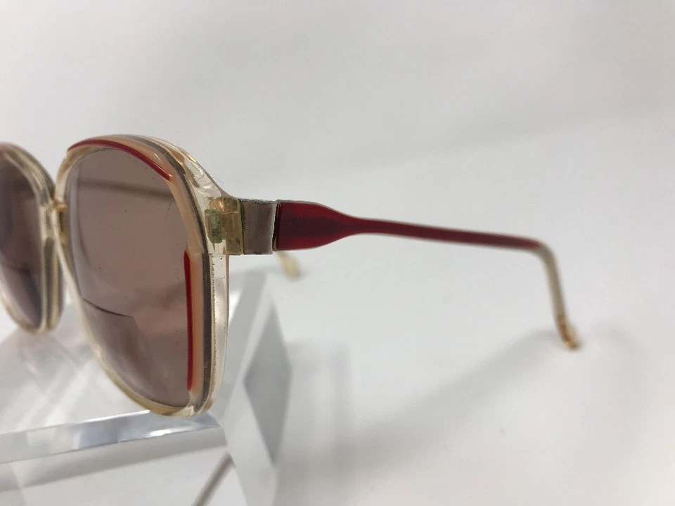 Exotique Sunglasses 55-13-135 Burgundy Transparent France X10 — 第 4/4 张图片