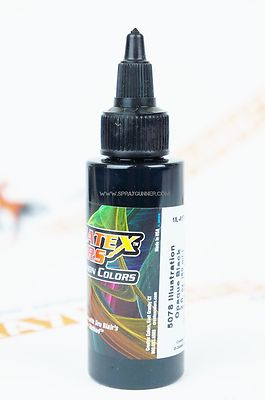2oz Createx Illustration Colors Opaque Black 5078 Airbrush Water-based paint