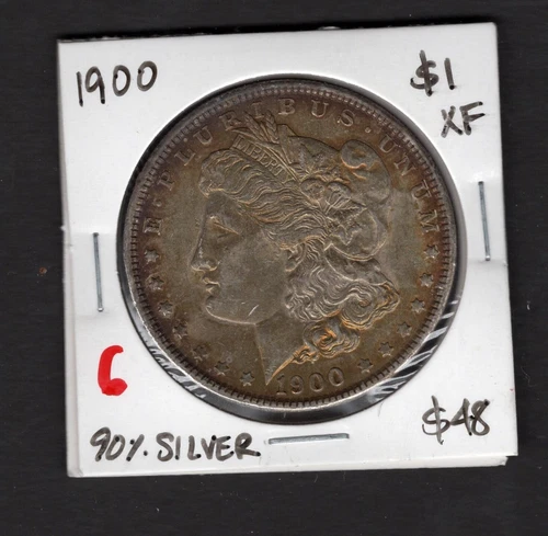 1900- Morgan Silver Dollar- XF