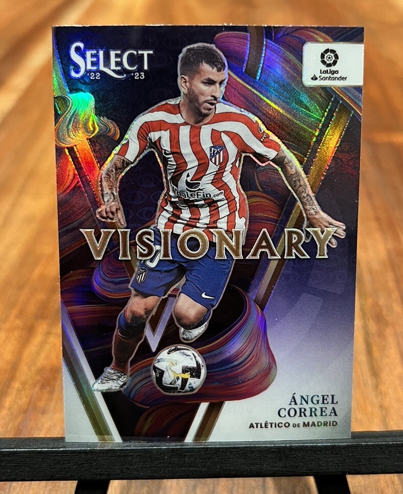 2022-23 Panini Select La Liga Soccer ANGEL CORREA Visionary