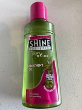 Smooth 'N Shine Revivoil Treatment Oil, 4 oz Olive & Tea Tree HTF DISCONTINUED