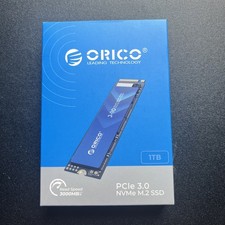 Orico 1TB PCIe 3.0, NVMe M.2 SSD, 3000MBs