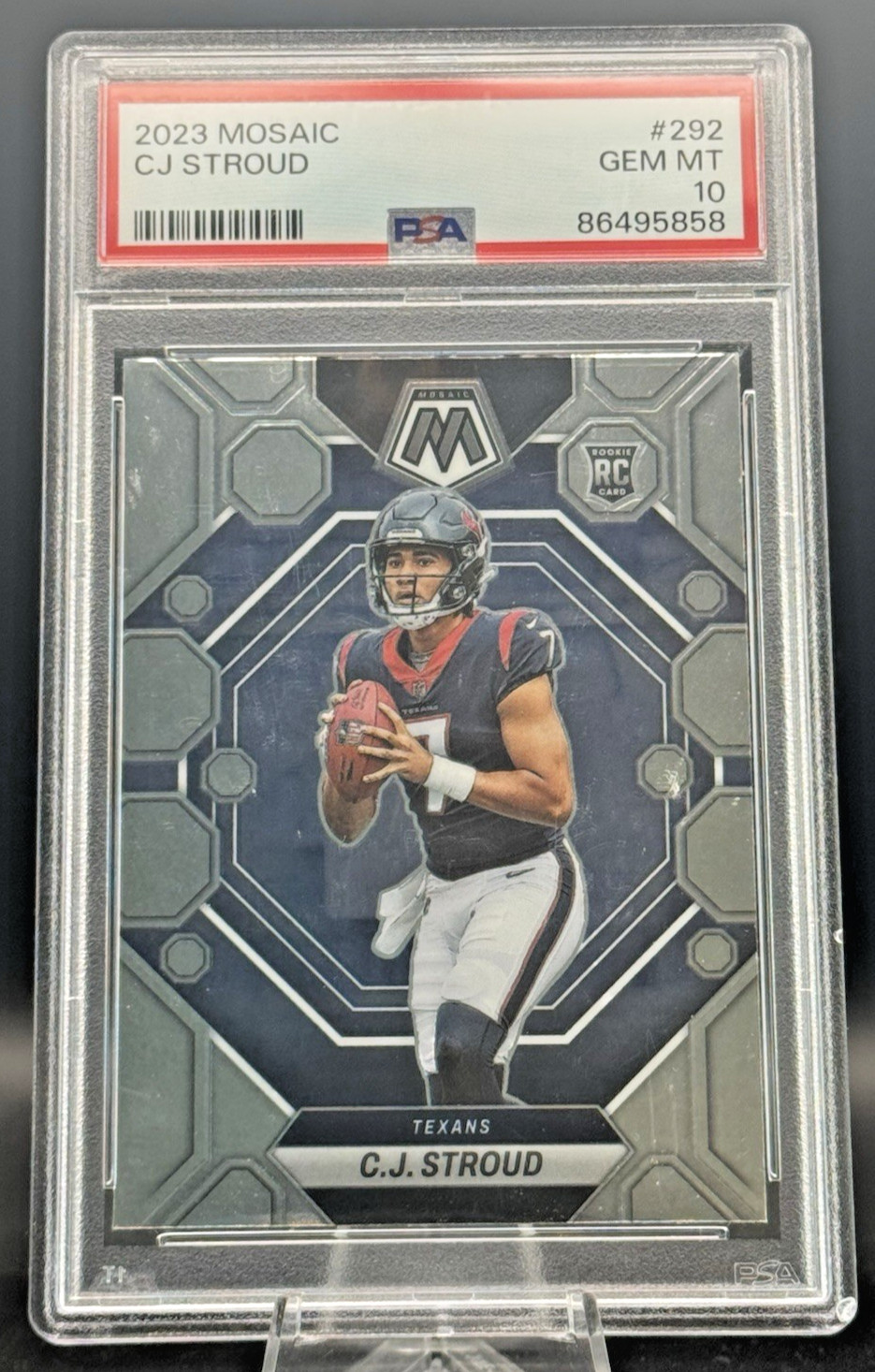 CJ Stroud 2023 Panini Mosaic Rookie #292 PSA 10