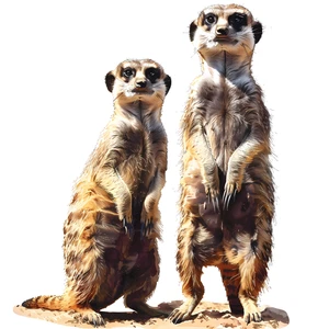 Meerkat Self Adhesive Vinyl Sticker