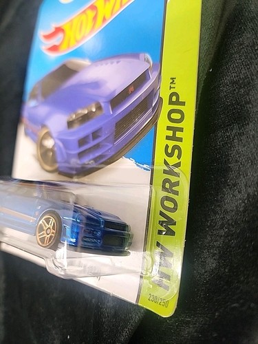 Hot Wheels 2014 HW Workshop Nissan Skyline GT-R (R34) blau  - Bild 2 von 3
