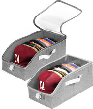 Hat Organizer for Baseball Caps, Hat Storage Holder Container for Closet Hold up