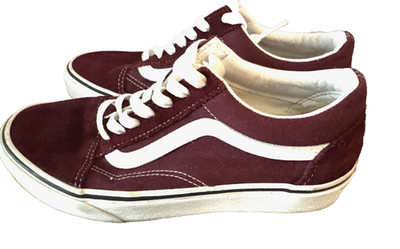 VANS Old Skool Low Top Men Size 5 Women Size 6.5 Suede Maroon