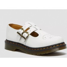 Dr. Martens Smooth Leather Mary Jane Shoes Boho White 8065 Smooth Leather Sz 10