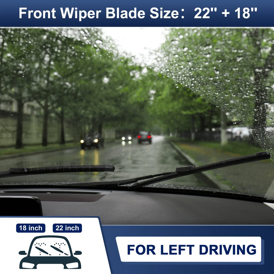 2 piezas limpiaparabrisas delantero de silicona para Opel para Astra H 2005-2010 Foto 2 de 4