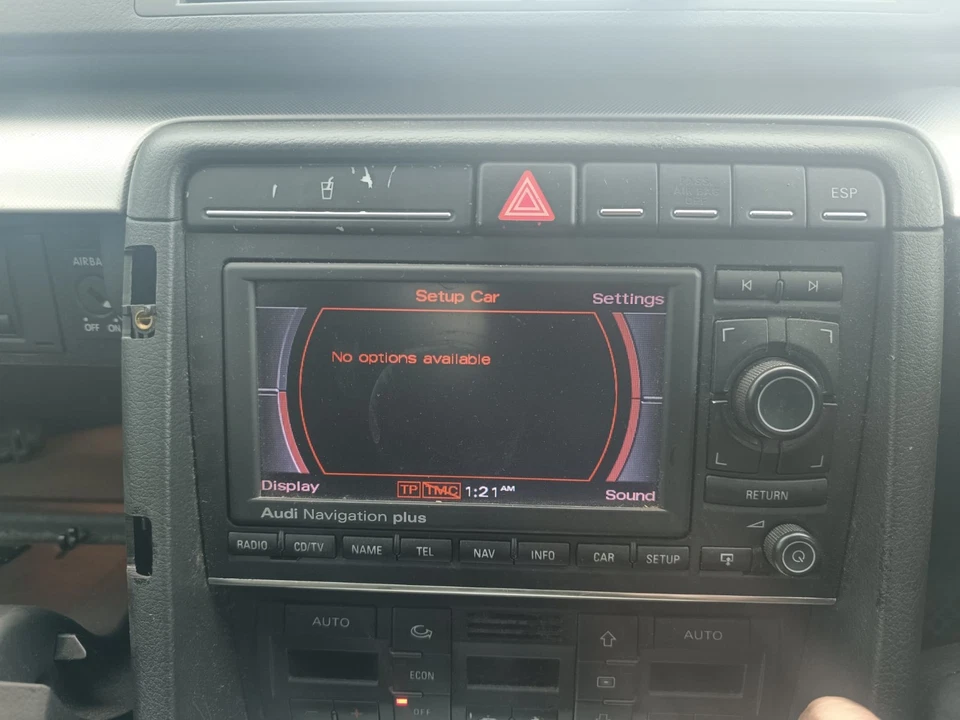Audi A4 Radio Estéreo CD AUX Navegación por Satélite Navegación Reproductor Cabezal 2007 OEM 8E0035192Q Foto 2 de 4