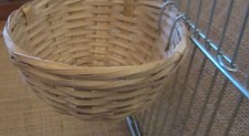 6 x Wicker canary nest pans