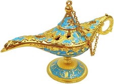 Tiny Aladdin Genie Lamp Vintage Legend Aladdin Magic Lamp Wishing Light Arabian