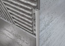 Profilo ALLUMINIO angolo tondo per piastrelle. Barra 2.5 M