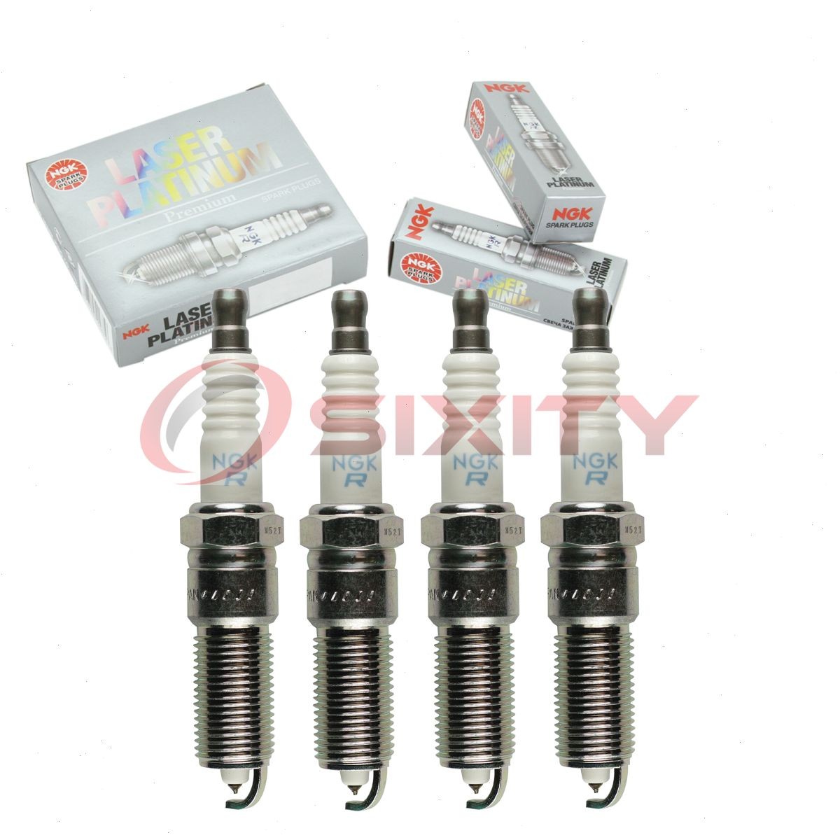 4 pc NGK 97408 LZTR6AP11EG Laser Platinum Spark Plugs for XP6043 SP149212AC nt