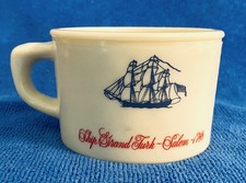 Old Spice Glass Shaving Mug Ship Grand Turk Ship Recovery Shulton 1970's
