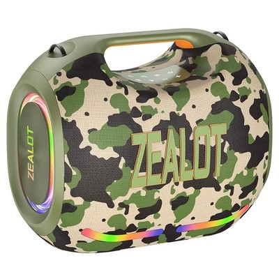 ZEALOT ZE21 250W Wireless Speaker Outdoor Portable RGB Light 48000mAh 18H Play