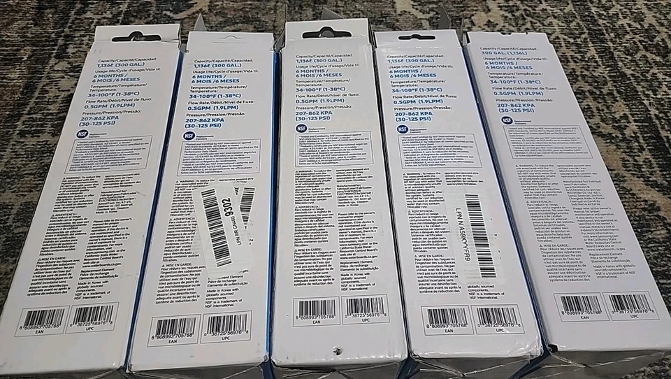6 PACK Genuine Samsung DA29-00020B HAF-CIN/EXP Refrigerator Water Filter (New) - Image 3 of 4