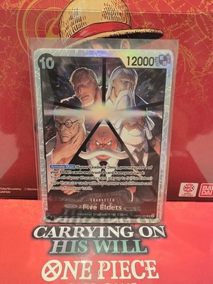 1x - One Piece TCG Carrying on His Will - Five Elders OP13-082 SR - NM