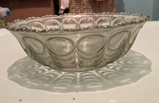 Ohio Flint Circle & Swag, Pressed: Serving Bowl, 9" x 3"