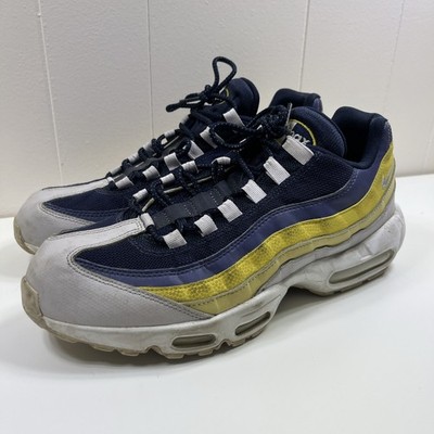 Nike Air Max 95 Essential Lemon Wash - Yellow Blue - Men s 11.5 - 749766-107