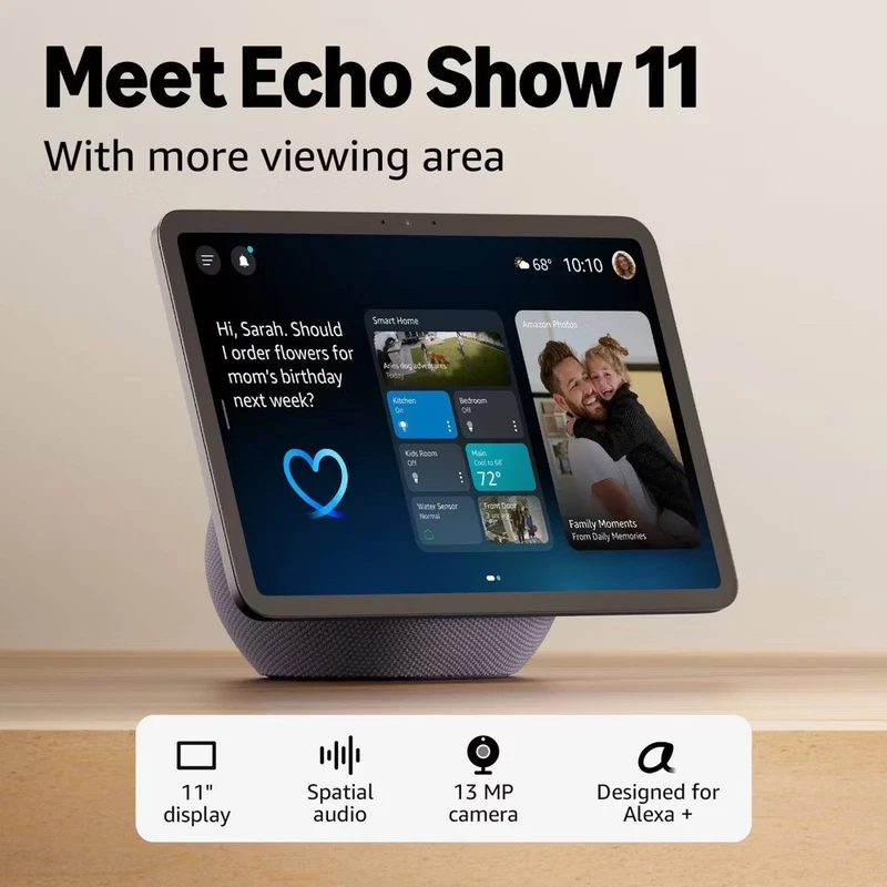 Amazon Echo Show 11 with Alexa and spatial audio