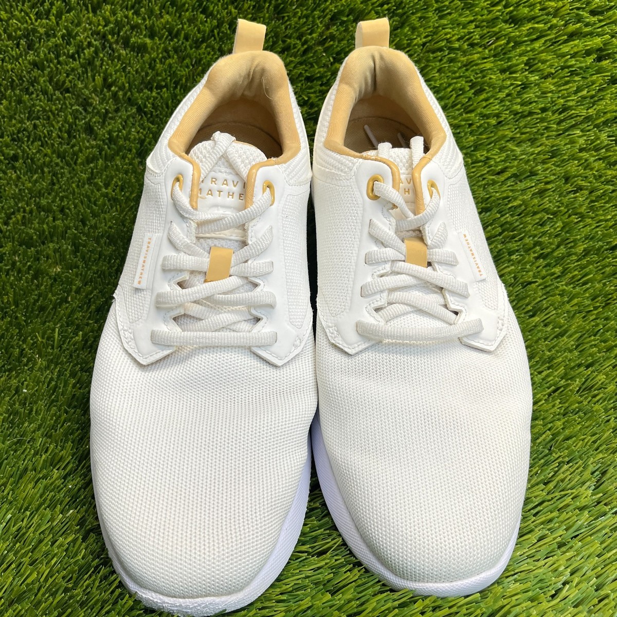 TRAVIS MATHEW 8.5 The Daily Pro Hybrid white gum golf shoe Tennis Lace sneaker TravisMathew Daily Pro Hybrid Plus Shoe Review | Golf Monthly main image 2