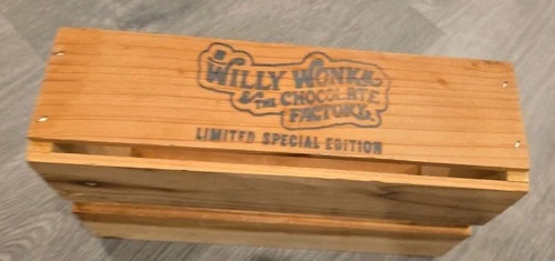 WILLY WONKA & THE CHOCOLATE FACTORY LIMITED SPECIAL EDITION Wood Crate