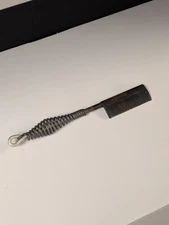 Vintage Kentucky Maid Brass Hair Straightener Pressing Hot Comb Metal Handle