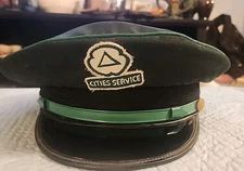 Rare Vintage Cities Service Gas Station Attendant 7 1/4" Sized Hat Unitog Brand