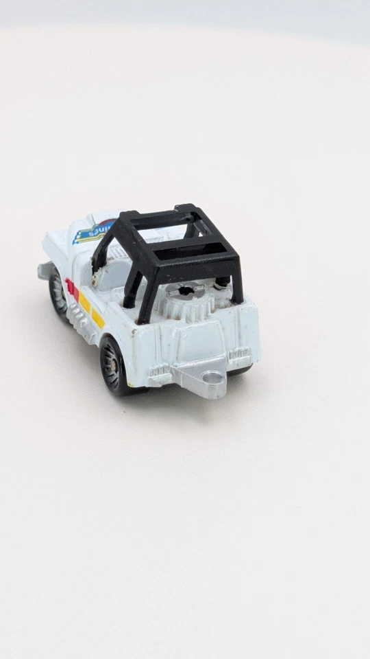 Vintage 1986 Galoob Micro Machines Mail-In Sweepstakes Logo White Jeep RARE - Image 4 of 4