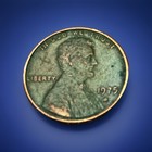 1975-D 1C RD Lincoln Cent Double Die Throughout . In Letters and profile. — photo 1