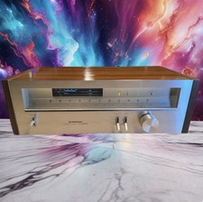 Pioneer TX-6800 Stereo Tuner FM/AM Radio Receiver Silver Face Near Mint Serviced