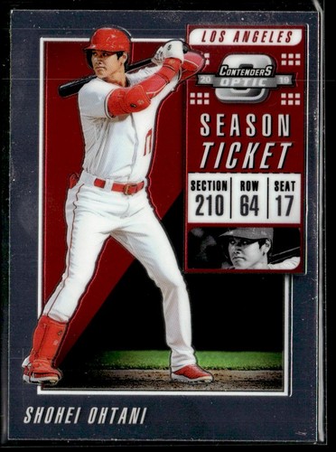 2019 Panini Chronicles Contenders Optic Season Ticket #12 Shohei Ohtani Angels