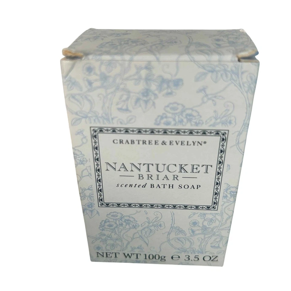 Paquete de 5 jabones de baño perfumados Crabtree Evelyn Nantucket Briar 3,5 oz NUEVO Foto 2 de 4