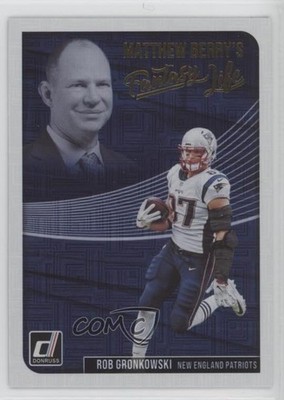 2018 Panini Donruss Matthew Berry's Fantasy Life Rob Gronkowski #MBF14 1rb3