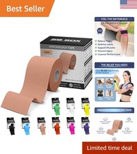 Durable 16ft Athletic Kinesiology Tape – Waterproof & Latex-Free for Pain Relief 3.89 per gallon