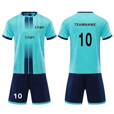 Custom Soccer Uniform Personalized Jersey & Shorts Set Team Sports