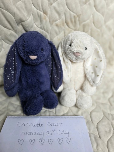 Jellycat Bashful Twinkle Bunny Medium - Picture 2 of 3