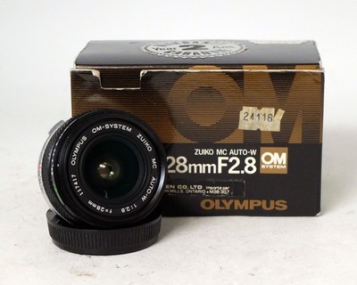 Olympus OM System Zuiko MC Auto W 28mm 1:2.8 Wide Angle Prime Lens