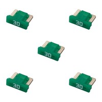 5 Sicherungen Niedrige Flachstecksicherung 30 A 8820-9 Hella FüR Diverse Fzg.