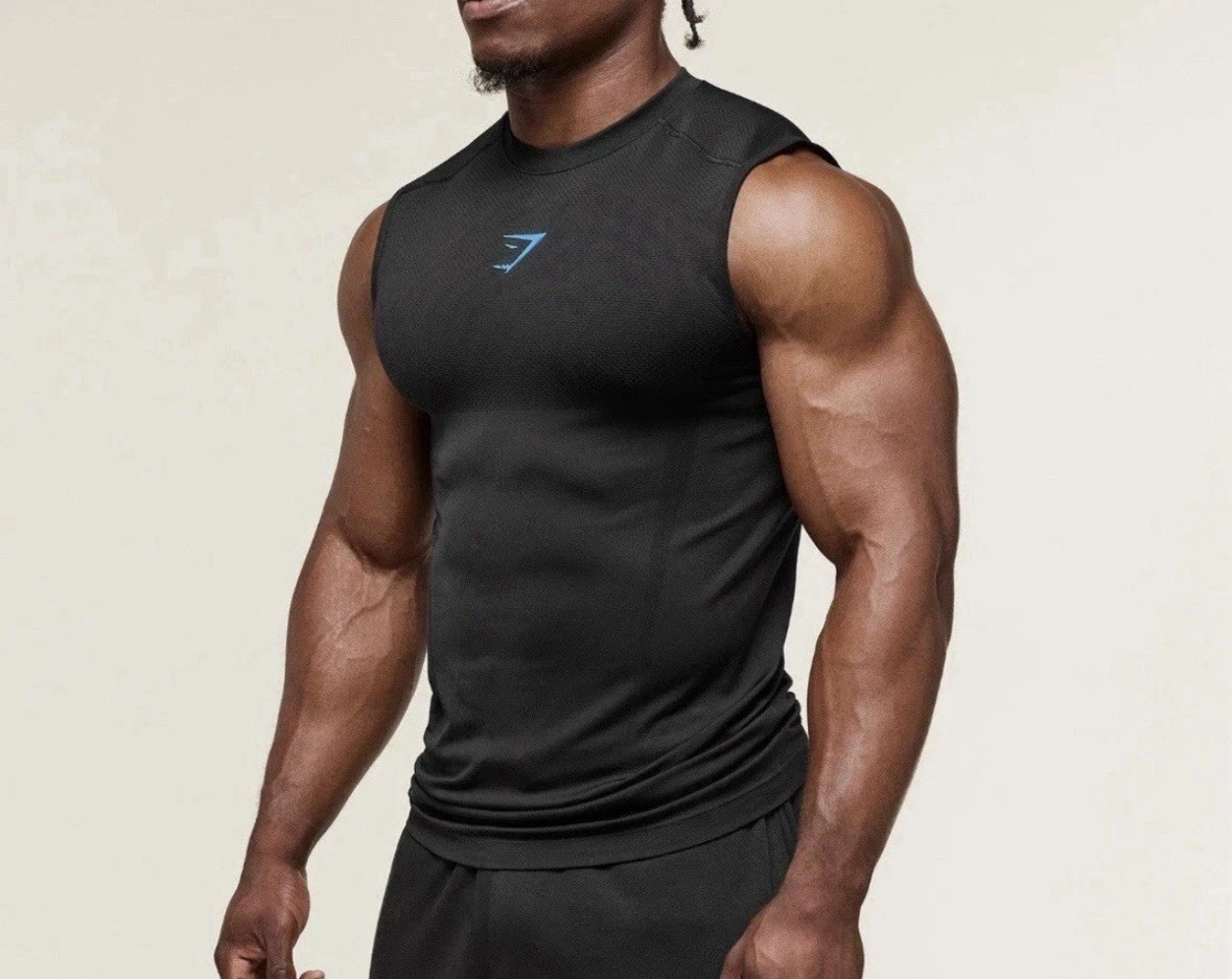Gymshark Onyx 5.0 Tank - Black/Black All Sizes Free Shipping | eBay