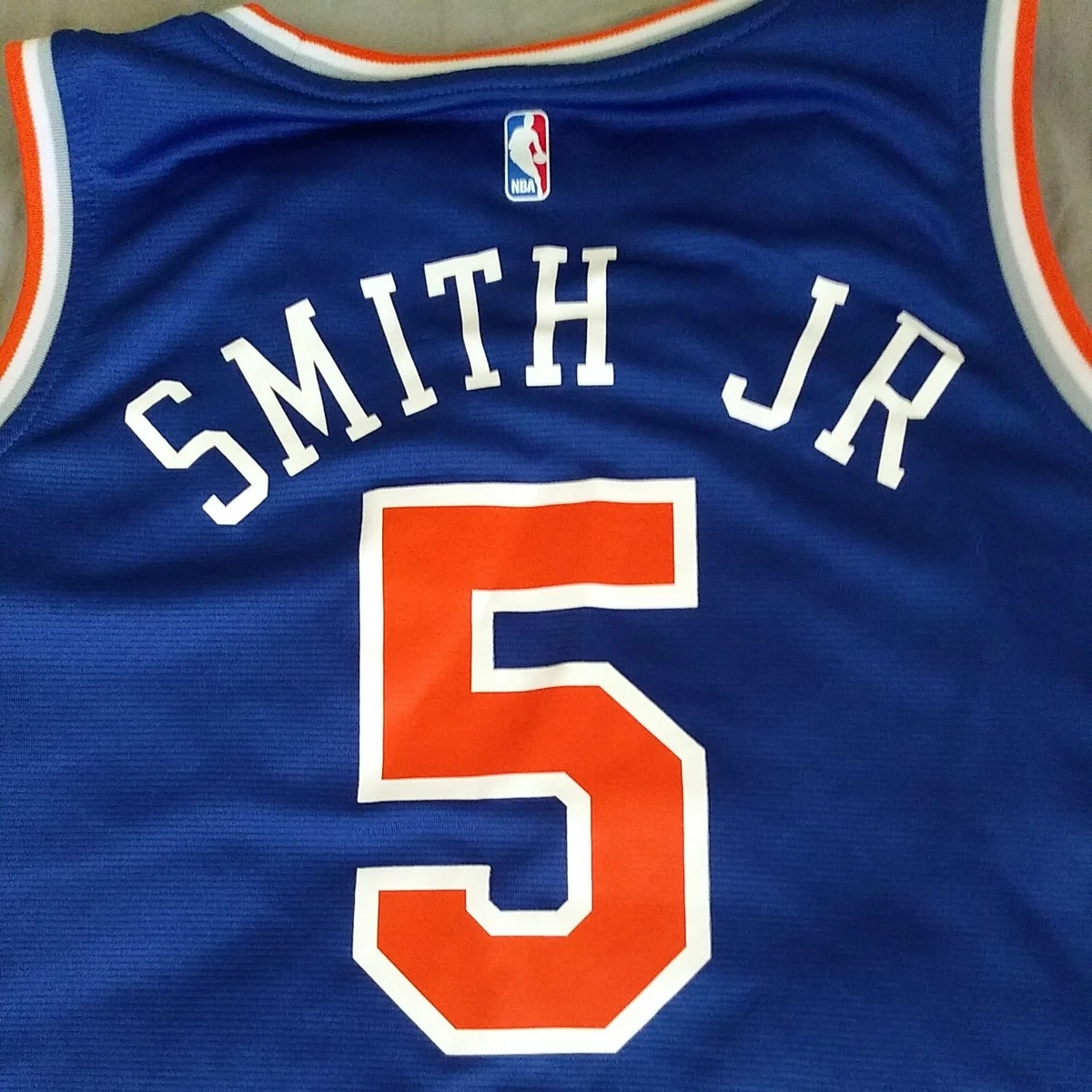New York Knicks Dennis Smith Jr 5 Size Youth Medium Swingman