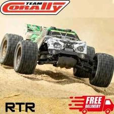 Team Corally Kagama 4 4S Brushless RC Monster Truck RTR 4x4 Basher Car Green