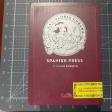 LA GLORIA CUBANA spanish press robusto nicaragua empty wooden CIGAR BOX 43