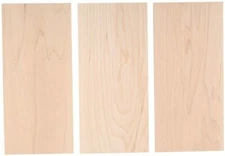 3 Pcs, Guitar Veneer Maple Wood Guitar Head Veneer Shell Sheet Headplate Repla